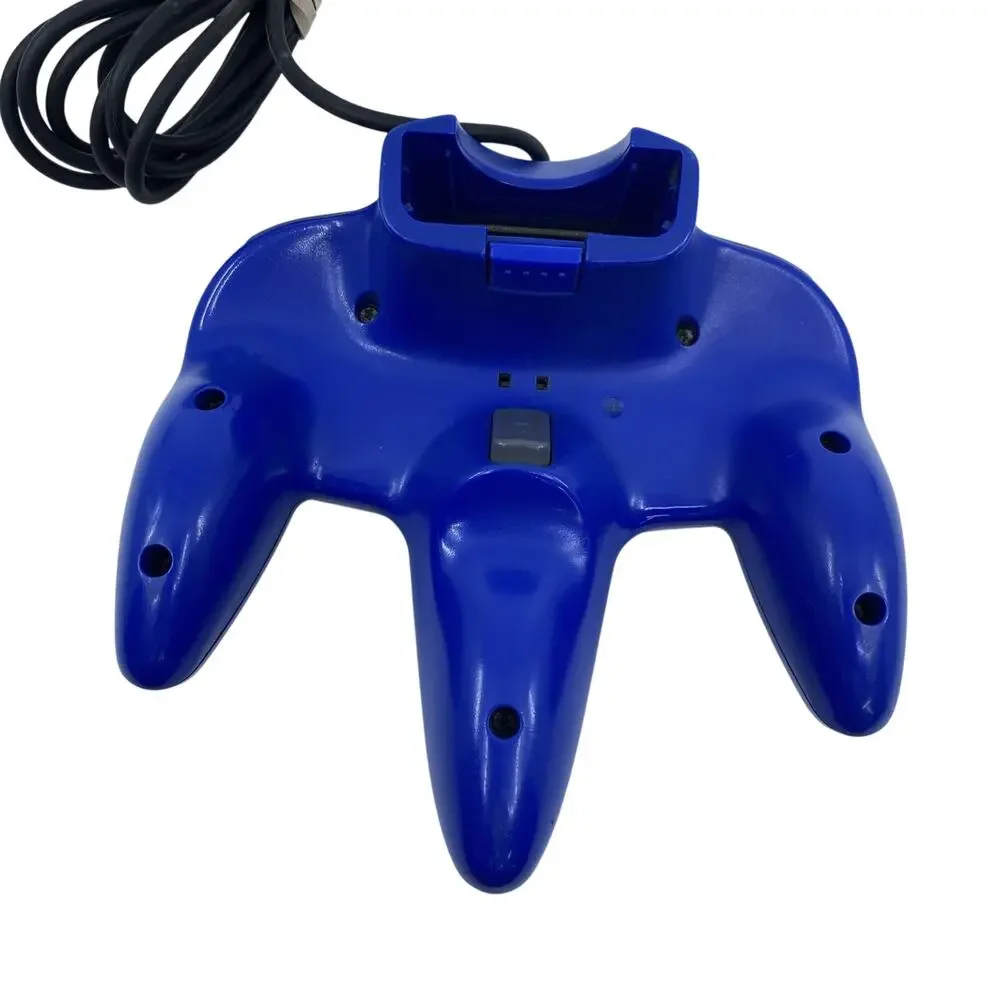 Nintendo 64 Blue Controller NUS-005 OEM Tested Working Loose Joystick